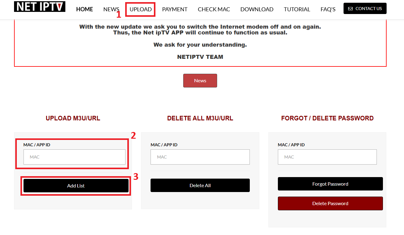 visit the official net iptv playlist portal