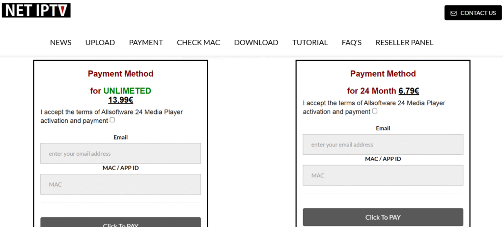 Windows active the app net iptv