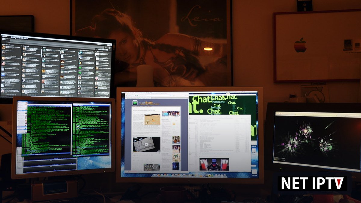 Home cinema setup used to compare IPTV players